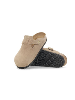 BIRKENSTOCK BOSTON SANDCASTLE SUEDE LEATHER