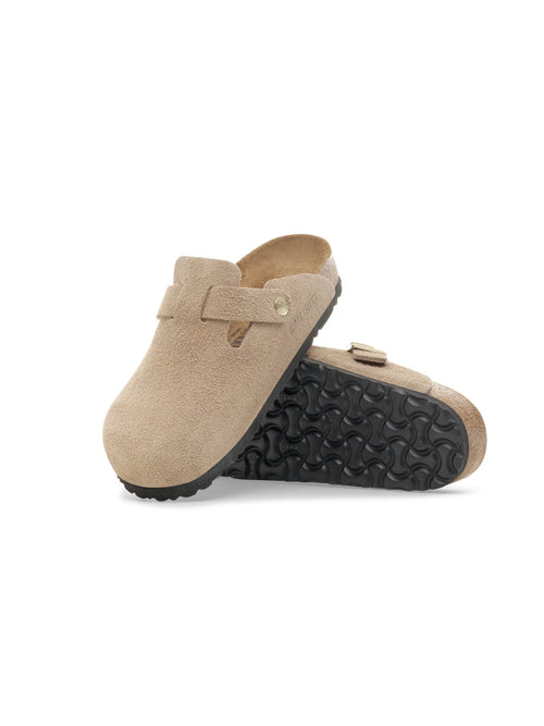 BIRKENSTOCK BOSTON SANDCASTLE SUEDE LEATHER