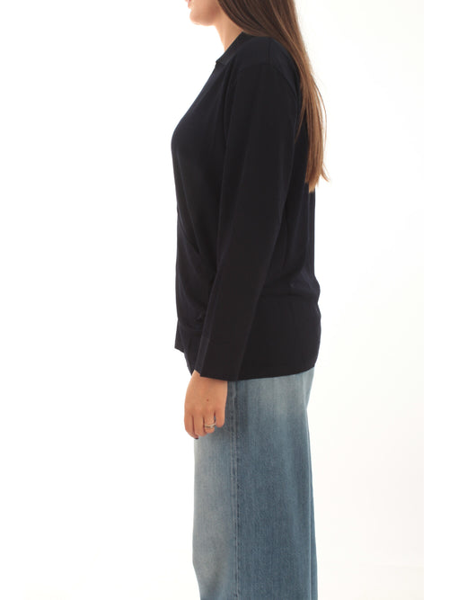 BELLA WRAP SKIRT BLUE