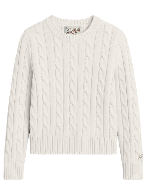 CABLE KNIT SWEATER 00023M,