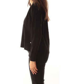 VELVET VENT V NECK WOM KNIT 10