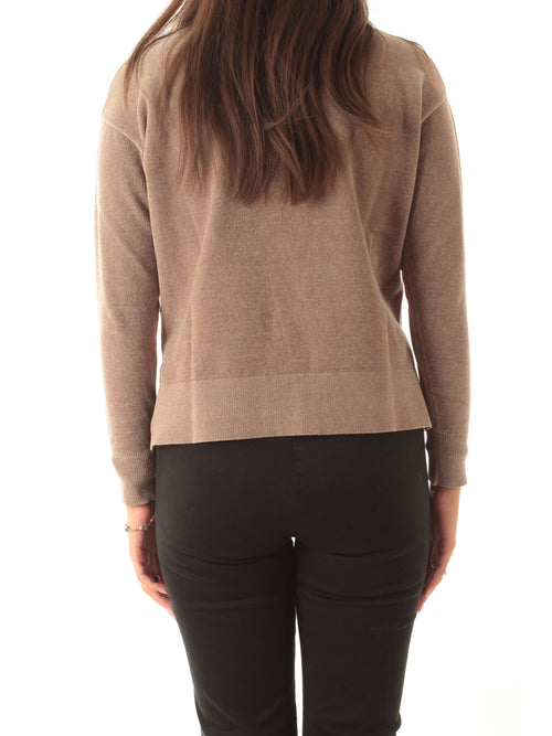 VELVET VENT V NECK WOM KNIT 87