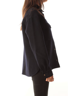 OVERSHIRT HAND-SEWN DOUBLE FACED 00029M