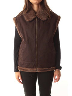 SHEARLING GILET 01000M