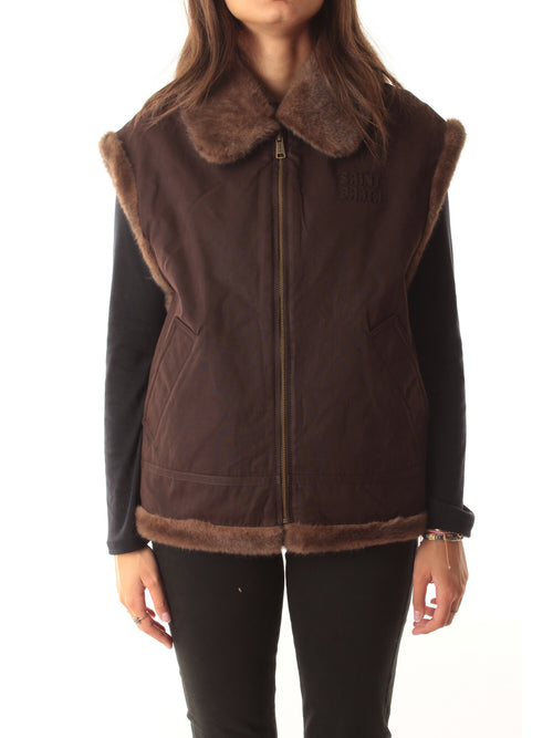 SHEARLING GILET 01000M
