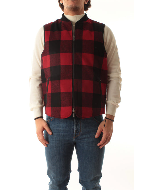 REVERSIBLE WOOL VEST 00804M