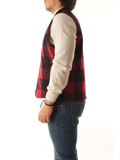 REVERSIBLE WOOL VEST 00804M