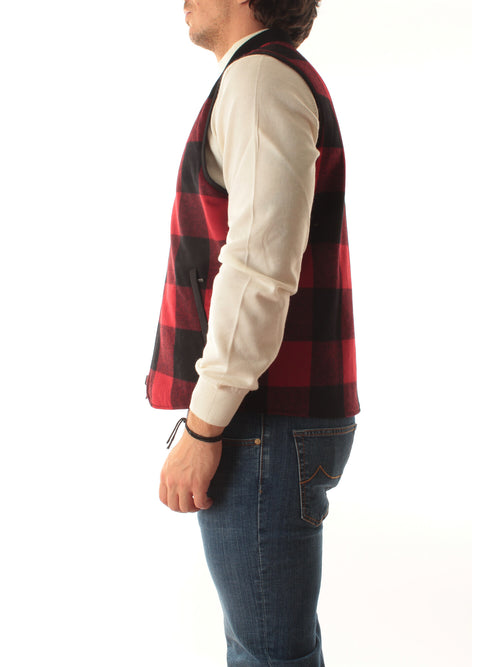 REVERSIBLE WOOL VEST 00804M