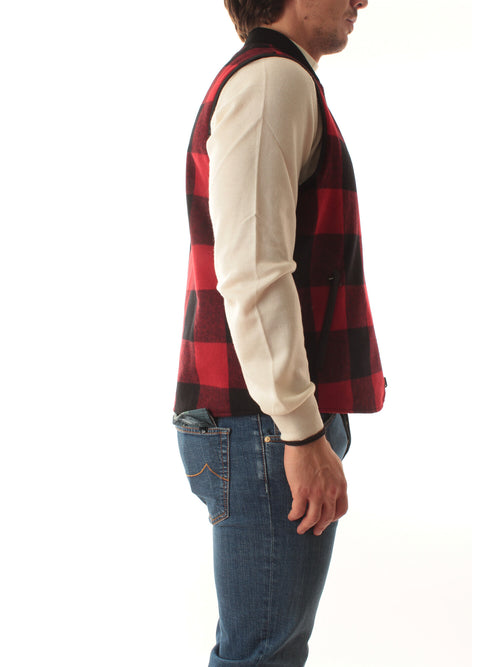 REVERSIBLE WOOL VEST 00804M