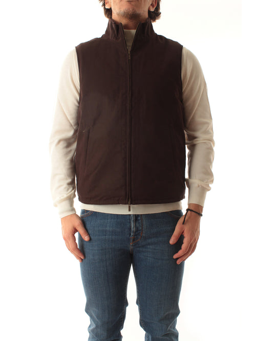 WAXED PADDED VEST 00022M