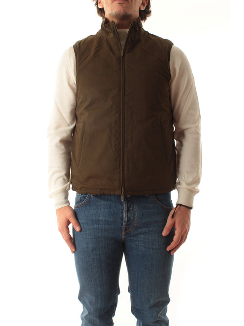 WAXED PADDED VEST 00072M
