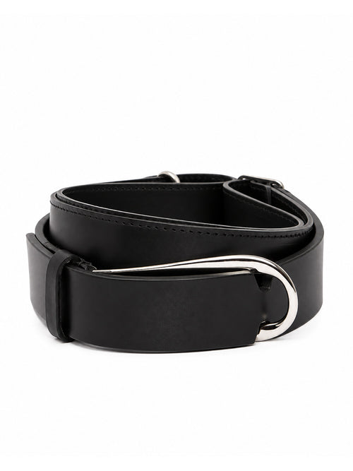 CINTURA NOBUCLE BULL NERO