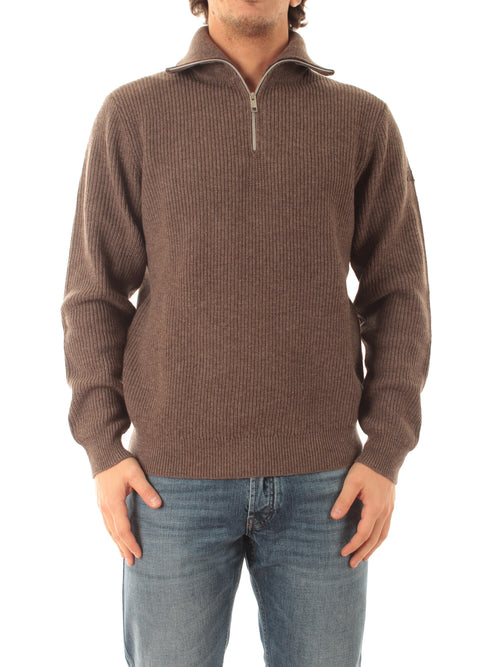 HALF ZIP ENGLISH RIB WARM 66