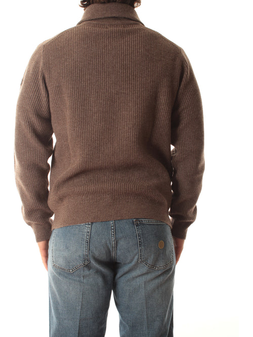 HALF ZIP ENGLISH RIB WARM 66
