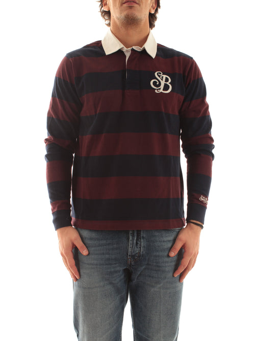 STRIPED POLO LONG SLEEVES 01216M