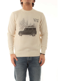ROUND NECK SWEATER PRINT 03493M