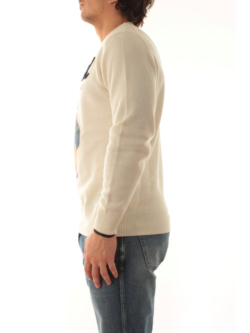 ROUND NECK SWEATER PRINT 01796M