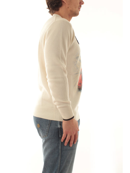 ROUND NECK SWEATER PRINT 00243M