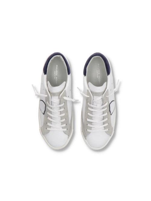 Philippe Model PARIS LOW sneakers blanc/bleu da uomo