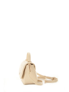 Twinset borsa a tracolla in similpelle da donna parchment