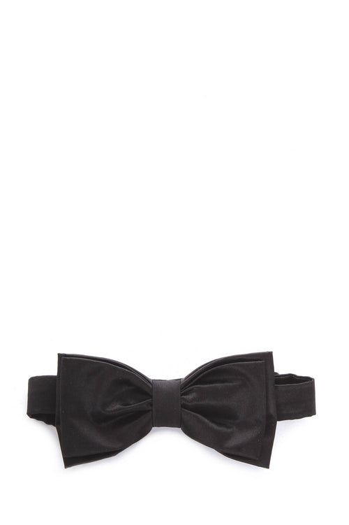FefÃ¨ papillon fatto a mano in seta elegante da uomo nero, PAPB
