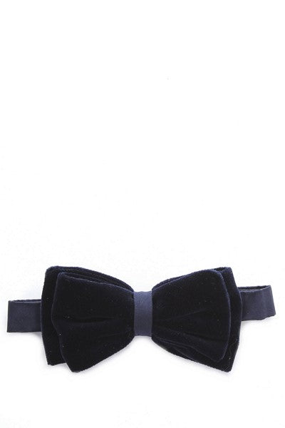 Fefe papillon velluto da uomo blu, PAPVEL2