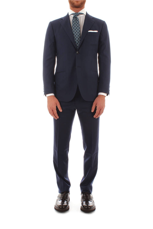 Kiton abito sartoriale elegante da uomo blu, UA89K02R1504000