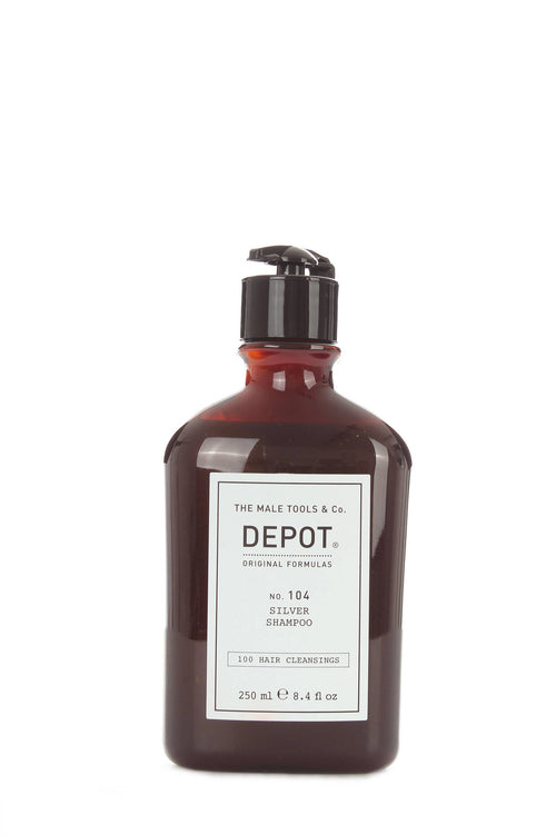 DEPOT NO. 104 SILVER SHAMPOO PER CAPELLI GRIGI, BIANCHI O DECOLORATI 250 ML