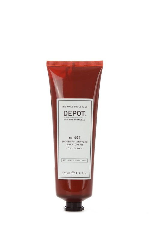 DEPOT NO. 404 SOOTHING SHAVING SOAP CREAM SAPONE DA BARBA 125 ML