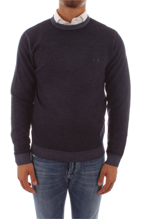 Sun 68 maglia casual da uomo navy,K29117