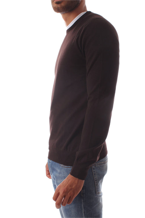 Bruto maglia girocollo da uomo marrone, 55167 14290