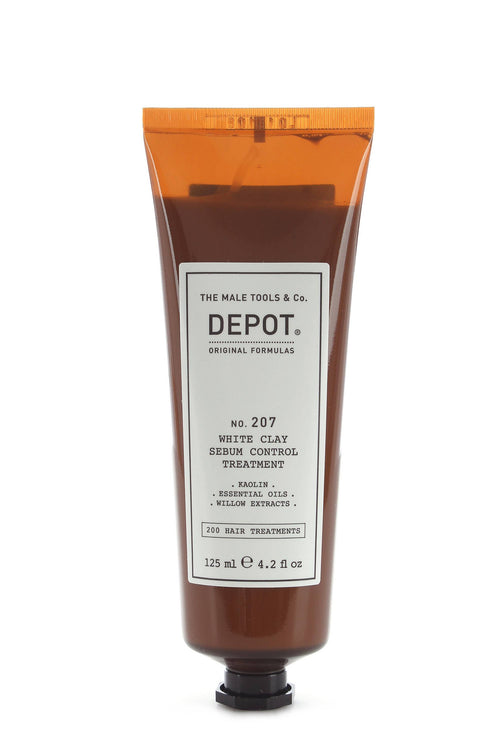 DEPOT NO. 207 WHITE CLAY SEBUM CONTROL TREATMENT ALL'ARGILLA BIANCA CAPELLI GRASSI 125 ML