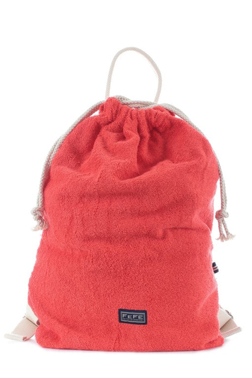 Fefè zaino in spugna da uomo corallo