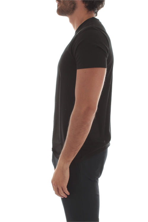 Lacoste T-shirt girocollo da uomo noir, TH6709