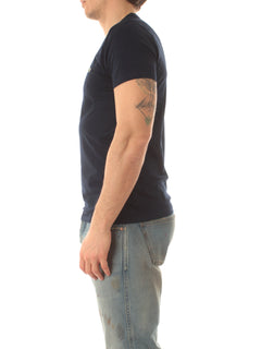 Lacoste T-shirt girocollo da uomo bleu marine, TH6709
