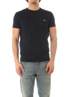 Lacoste T-shirt girocollo da uomo bleu marine, TH6709