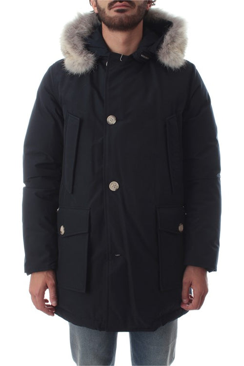 Woolrich ARCTIC PARKA DF parka da uomo melton blue,WOOU0270MR