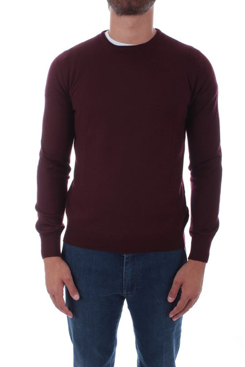 Bruto maglia girocollo casual da uomo bordeaux, 55167 14290