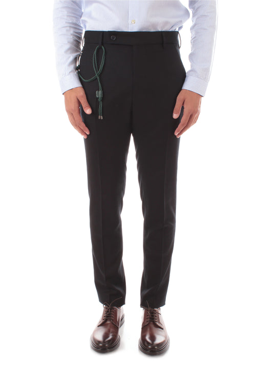 Berwich MORELLO pantalone con pence da uomo navy,RD5470