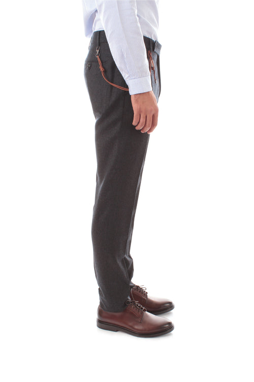 Berwich MORELLO pantalone con pence da uomo smoke,RD5470