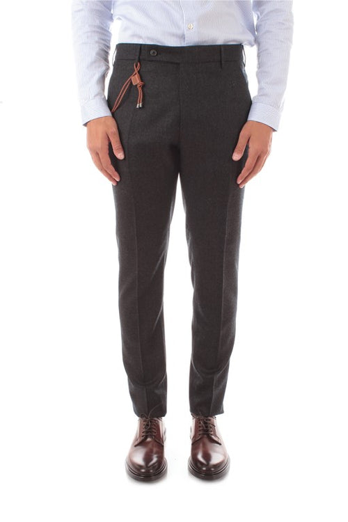 Berwich MORELLO pantalone con pence da uomo smoke,RD5470