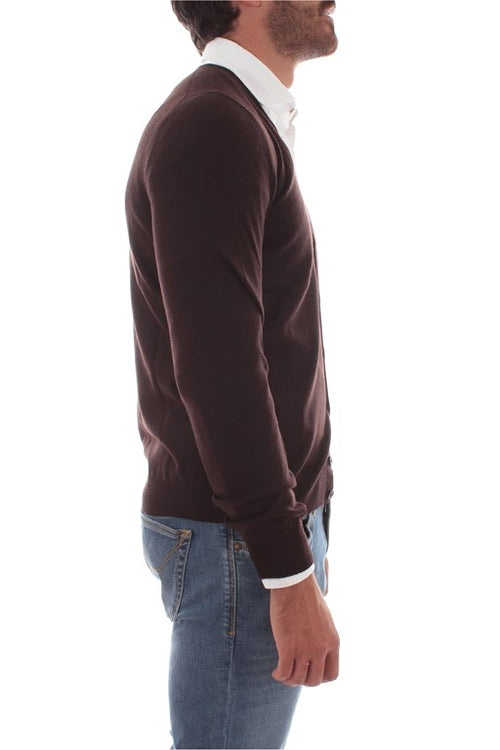 Barba cardigan trendy da uomo marrone, 14296 58585