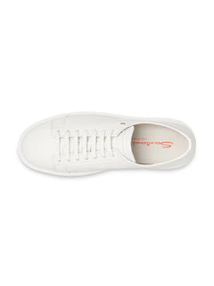 Santoni sneaker low top da uomo bianco