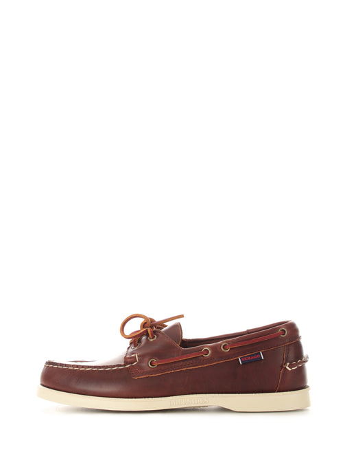 Sebago DOCKSIDES PORTLAND WAXED mocassino da uomo brown
