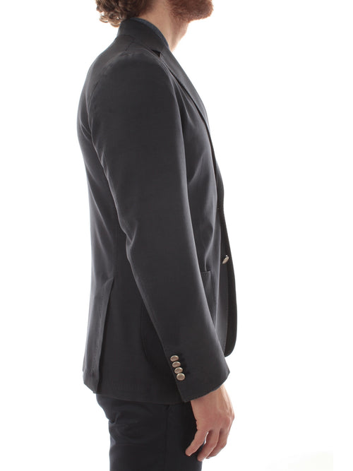 Luigi Bianchi Mantova giacca monopetto da uomo blu,2887 15841