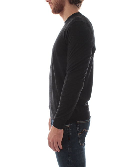 Drumohr maglia scollo a V da uomo antracite,D0D481