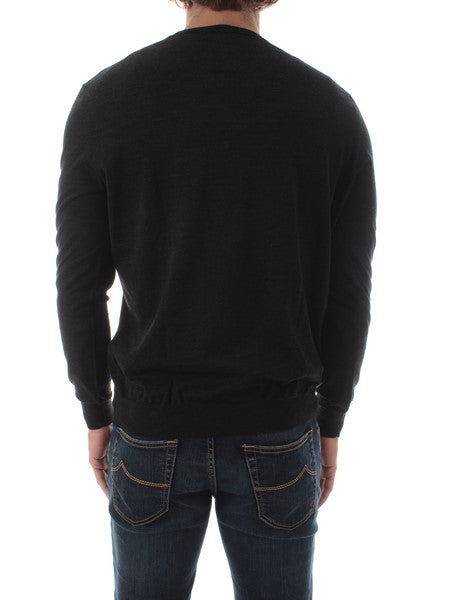 Drumohr maglia scollo a V da uomo antracite,D0D481