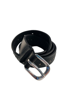 Orciani cintura  con borchie da uomo nero, UO8038