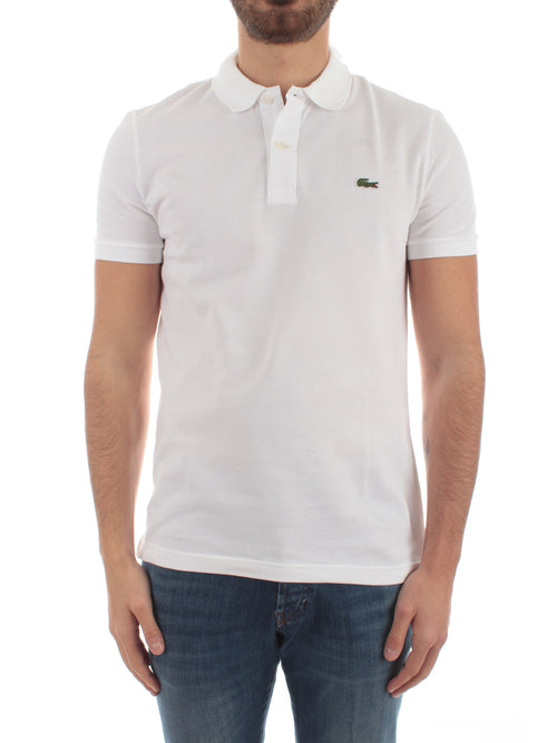 Lacoste polo classic fit da uomo blanc