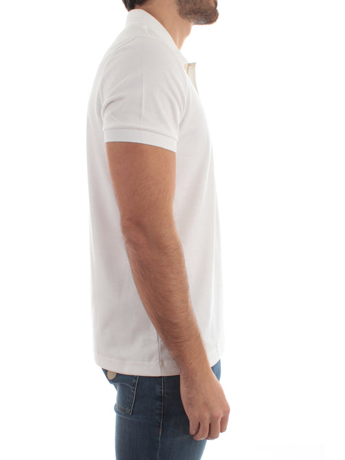 Lacoste polo regular fit da uomo blanc,DH2050